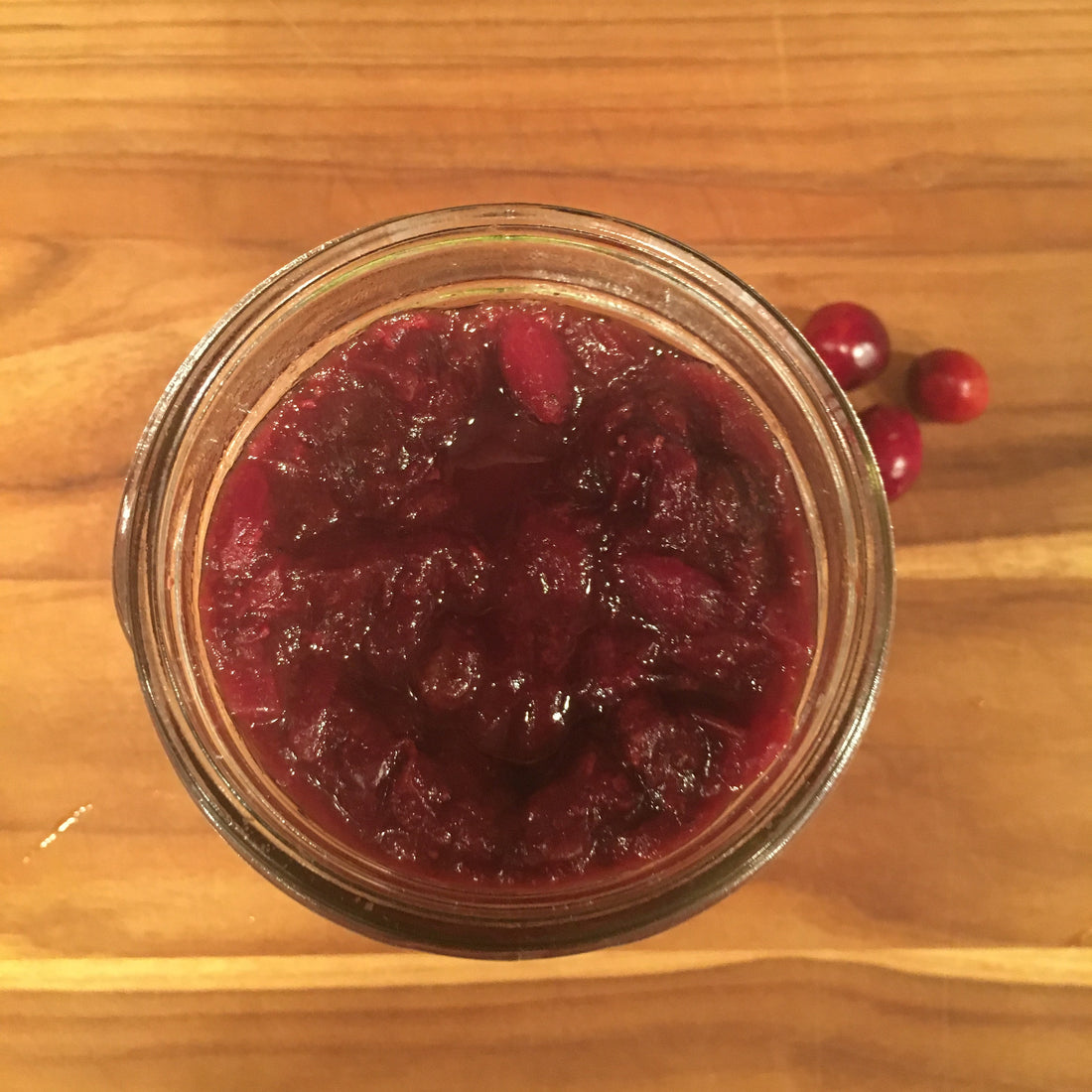 Lacto-Fermented Cranberry Sauce