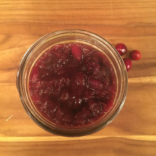 Lacto-Fermented Cranberry Sauce