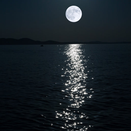 Cortisol Full Moon over Water