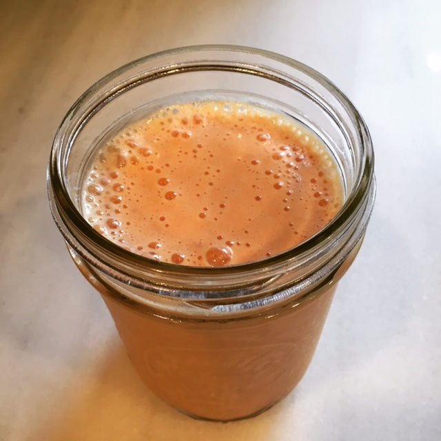 raw milk liver shake